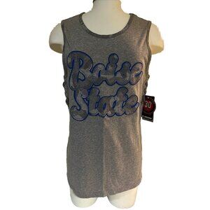 New Boise State Broncos BSU Colosseum Gray Tank Top Shirt Women's M